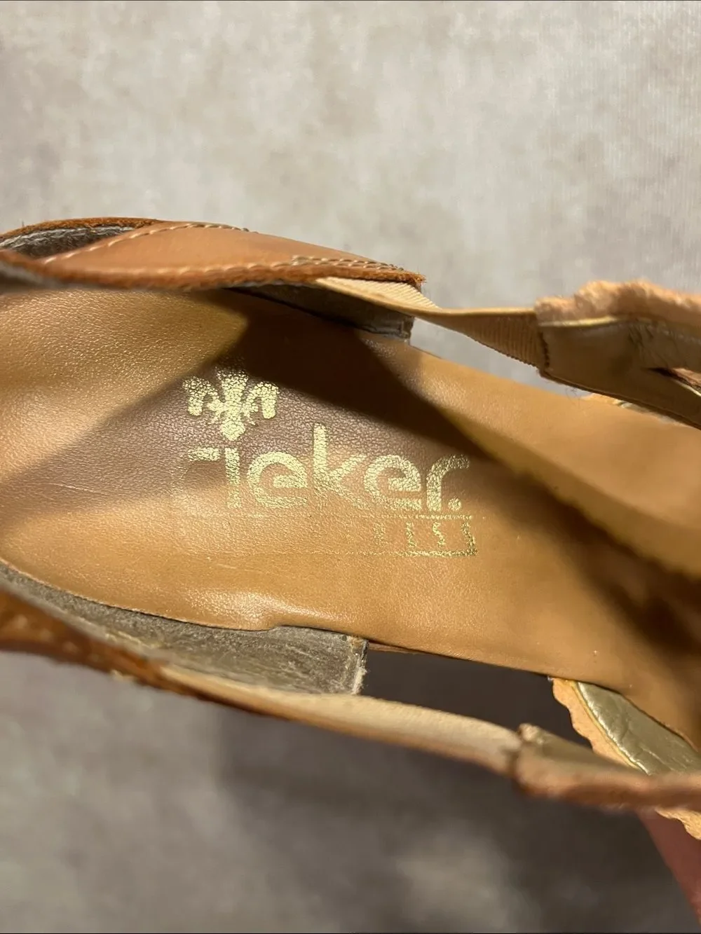 Rieker elegant cognac